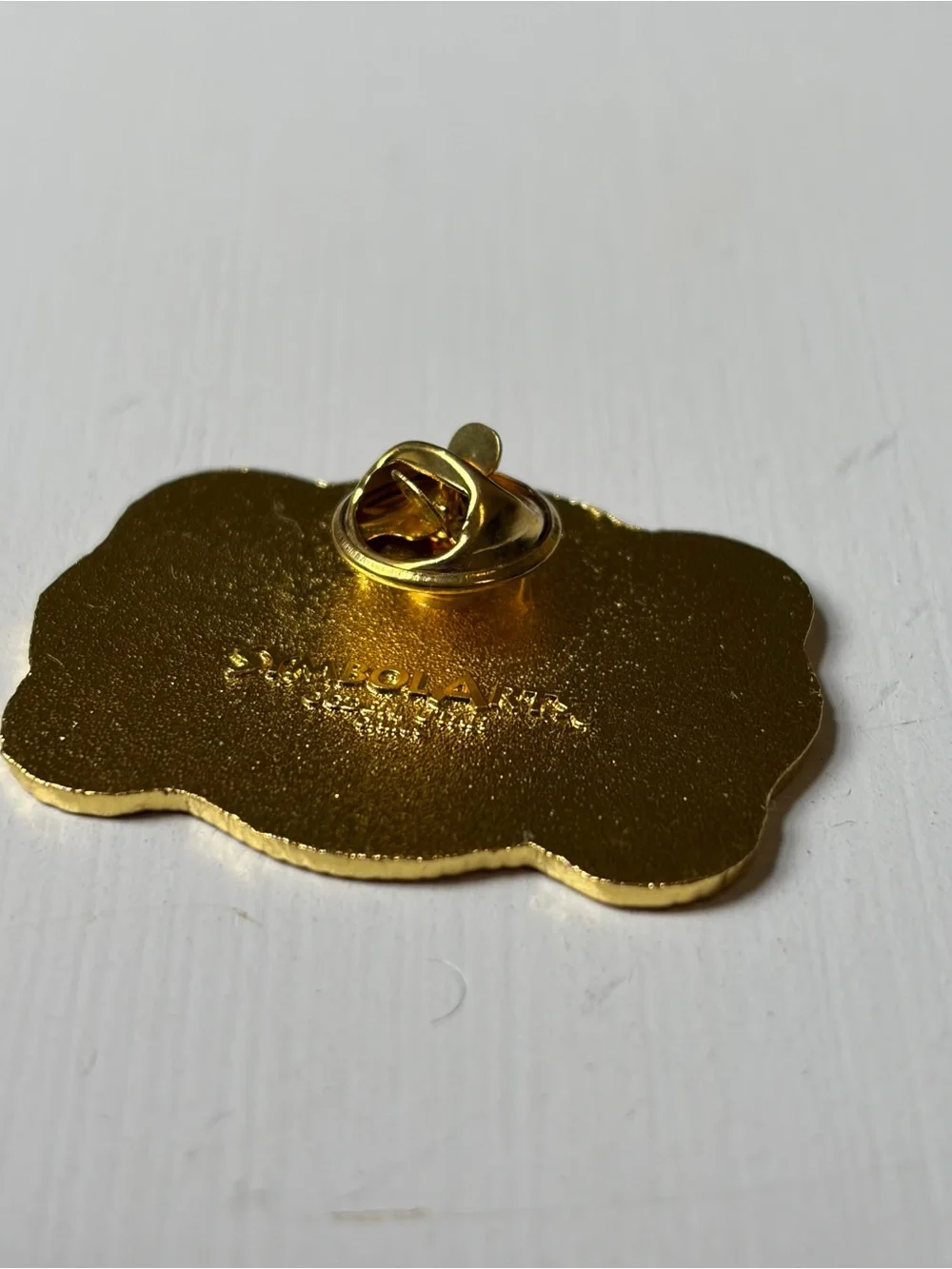 Symbol Arts Ogden Utah Western Wild Ride Gold-Tone Rodeo Tac Hat Lapel Pin